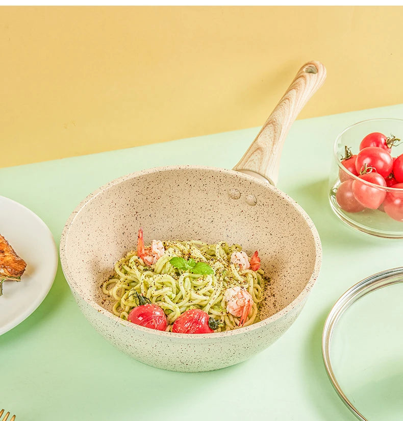 Non-Stick Pan Frying Pan Wok Pan Home Steak Skillet Pancake fried induction cooker gas stove special Saucepan Nonstick Pan