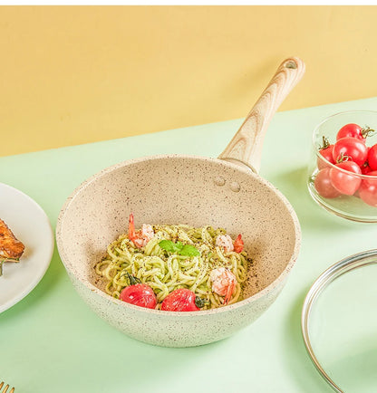 Non-Stick Pan Frying Pan Wok Pan Home Steak Skillet Pancake fried induction cooker gas stove special Saucepan Nonstick Pan