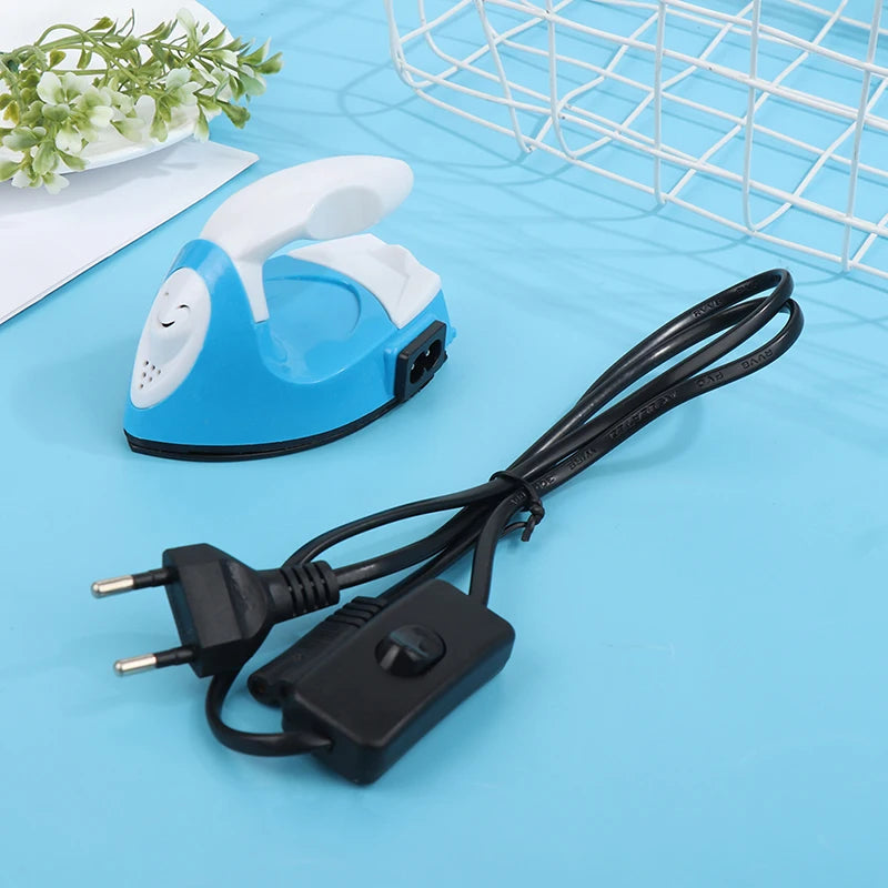Mini Craft Iron Electric Iron Portable Handy Heat Press DIY Small Iron For Ironing Clothes Laundry Appliances EU/US Plug