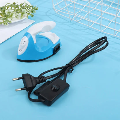 Mini Craft Iron Electric Iron Portable Handy Heat Press DIY Small Iron For Ironing Clothes Laundry Appliances EU/US Plug