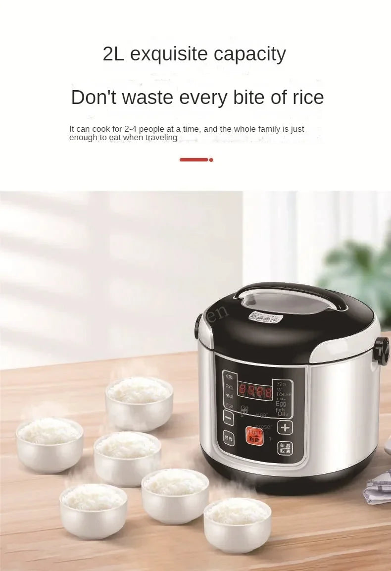 2L Portable Electric Rice Cooker for Car, Truck & Travel