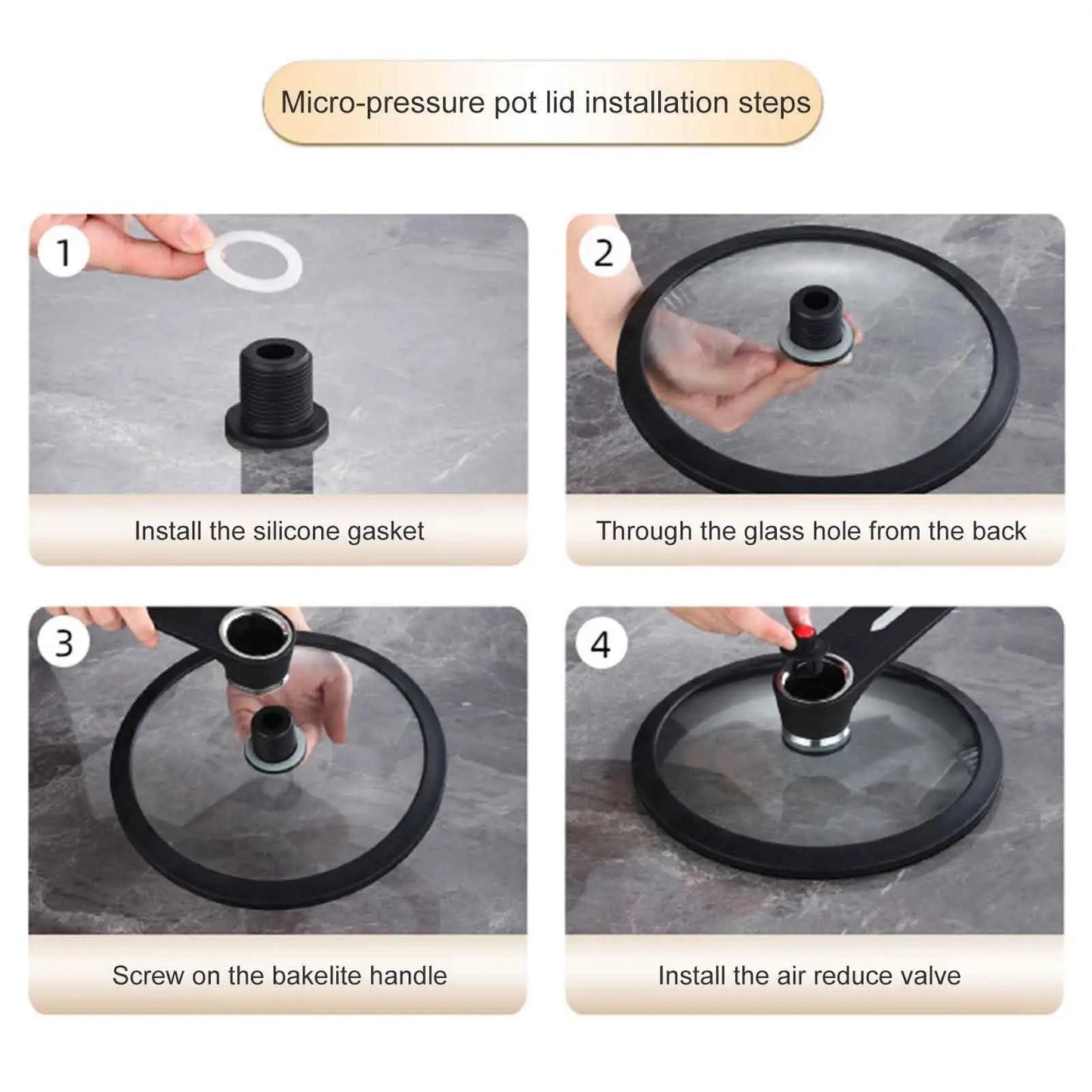 Portable Stainless Steel Pressure Cooker – Fast Cooking Multifunctional Stew Pot for Kitchen