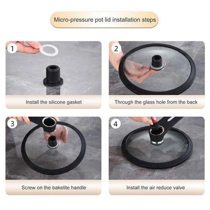 Portable Stainless Steel Pressure Cooker – Fast Cooking Multifunctional Stew Pot for Kitchen