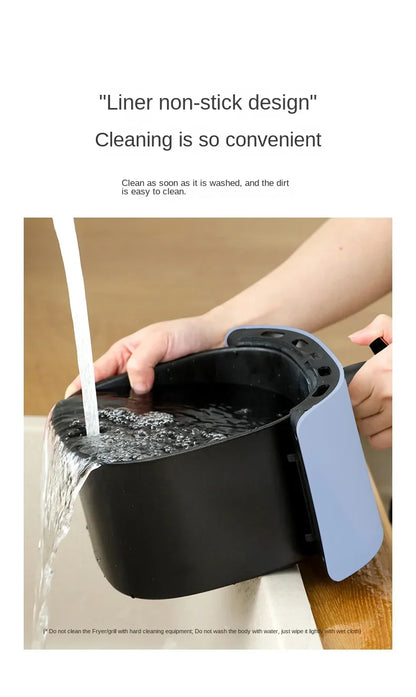 Air fryer, household high-capacity electric fryer, multifunctional electric oven, toaster