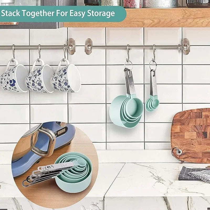 Stainless Steel Measuring Cup & Spoon Set