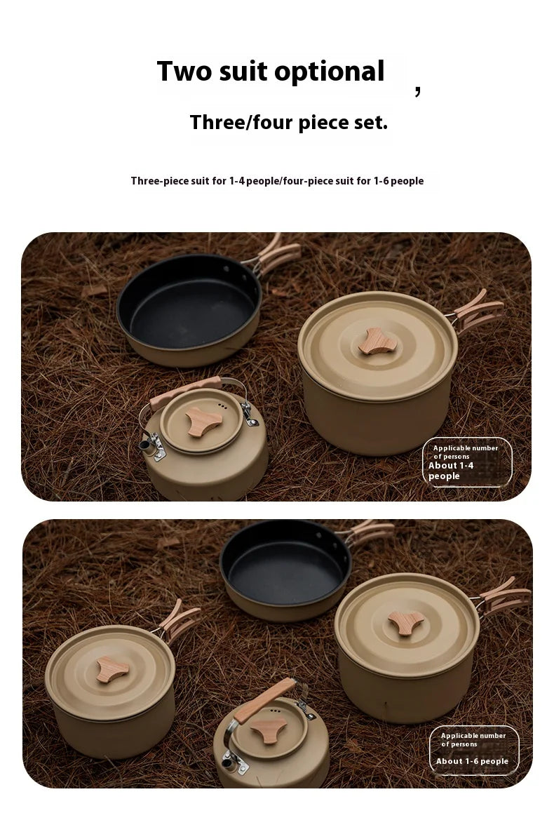 Mountainhiker New Set of Pots, Kettles, Outdoor Pots and Pans, Stoves, Camping Equipment, Cookware, Cookers, Cookers, Pots, Pots
