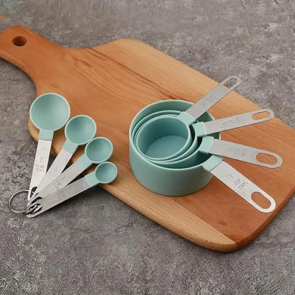 Stainless Steel Measuring Cup & Spoon Set