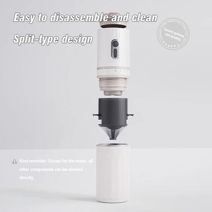 Portable Electric Capsule Grinding Coffee Maker Espresso Coffee Maker Travel and Car  Hand Punch Outdoor Portable Coffee