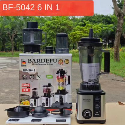 220V 3L  Blender 6 in 1 Stainless Steel Icebreaker Large Capacity Wall Breaker Meat Grinder Juicer Household Commercial Salad