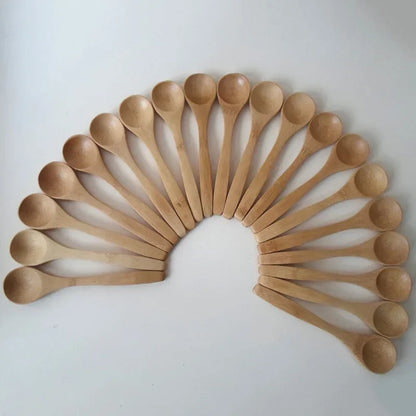 10-Piece Bamboo Honey Spoon Set
