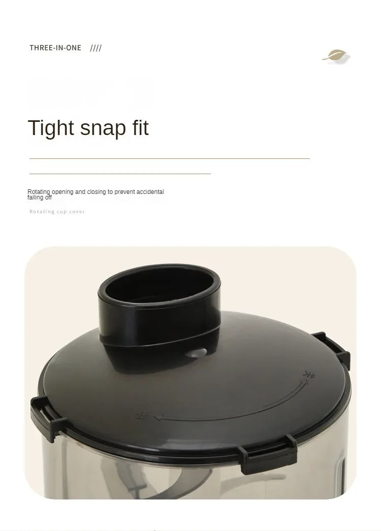 220V 3L  Blender 6 in 1 Stainless Steel Icebreaker Large Capacity Wall Breaker Meat Grinder Juicer Household Commercial Salad