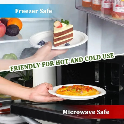 Premium Disposable Paper Plates – Pack of 50