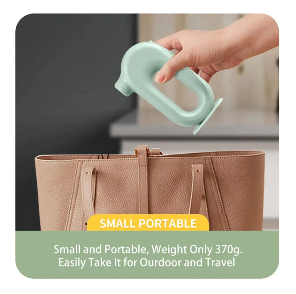 Portable USB Rechargeable Handheld Mixer – Dual Head Stainless Steel Blender