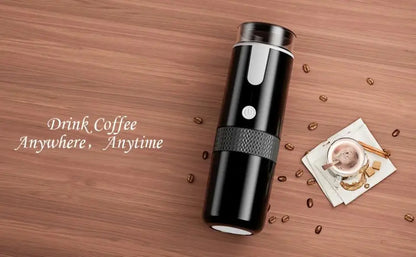 New Portable Wireless Coffee Maker Automatic Electric Capsule Ground Coffee Brewer Machine Fit Coffee Powder and Coffee Capsule