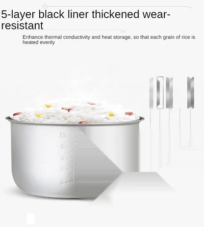 Chcyus 2L Electric Rice Cooker – Multicooker for Rice, Soup & Cake