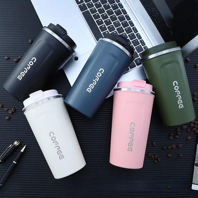 Stainless Steel Coffee Tumbler Thermos Cup with Intelligent Temperature Display Portable Travel Mug 380ml 510ml