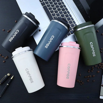 Stainless Steel Coffee Tumbler Thermos Cup with Intelligent Temperature Display Portable Travel Mug 380ml 510ml