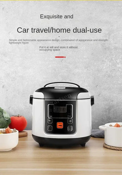 2L Portable Electric Rice Cooker for Car, Truck & Travel