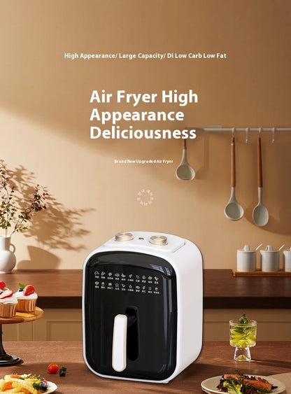 6L Air fryer Electric Air Fryers  Oil-free Automatic  Large capacity multifunctional air electric fryerully automatic all-in-one