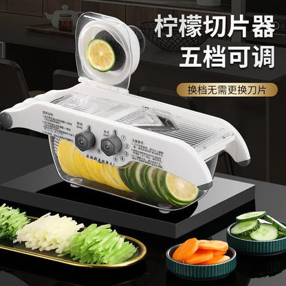 Manual Vegetable Slicer & Multifunction Cutter for Fast Meal Prepreparations