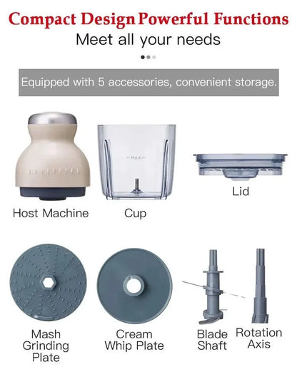 Intelligent Electric Cuisinart Easily Create Delicious Meals Multifunctional Blender Kitchen Tools