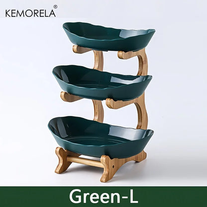 2/3 Layer Fruit Plate | Multi-Tier Snack & Dessert Stand