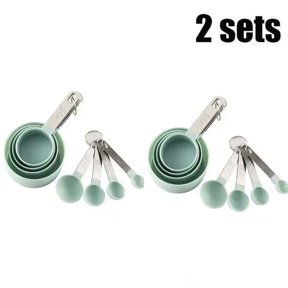 Stainless Steel Measuring Cup & Spoon Set