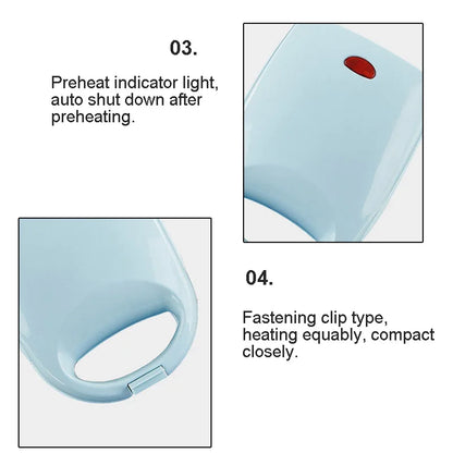 Multifunction Sandwich Maker Fast Heating Toaster Home Breakfast Making Machine Kitchen Electric Baking Pan Roast Meat Omelette