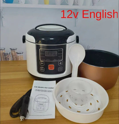 2L Portable Electric Rice Cooker for Car, Truck & Travel