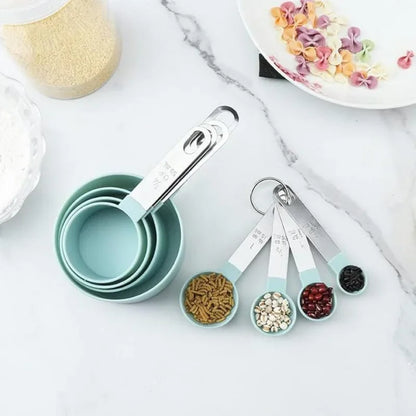 Stainless Steel Measuring Cup & Spoon Set