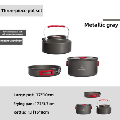 Mountainhiker New Set of Pots, Kettles, Outdoor Pots and Pans, Stoves, Camping Equipment, Cookware, Cookers, Cookers, Pots, Pots