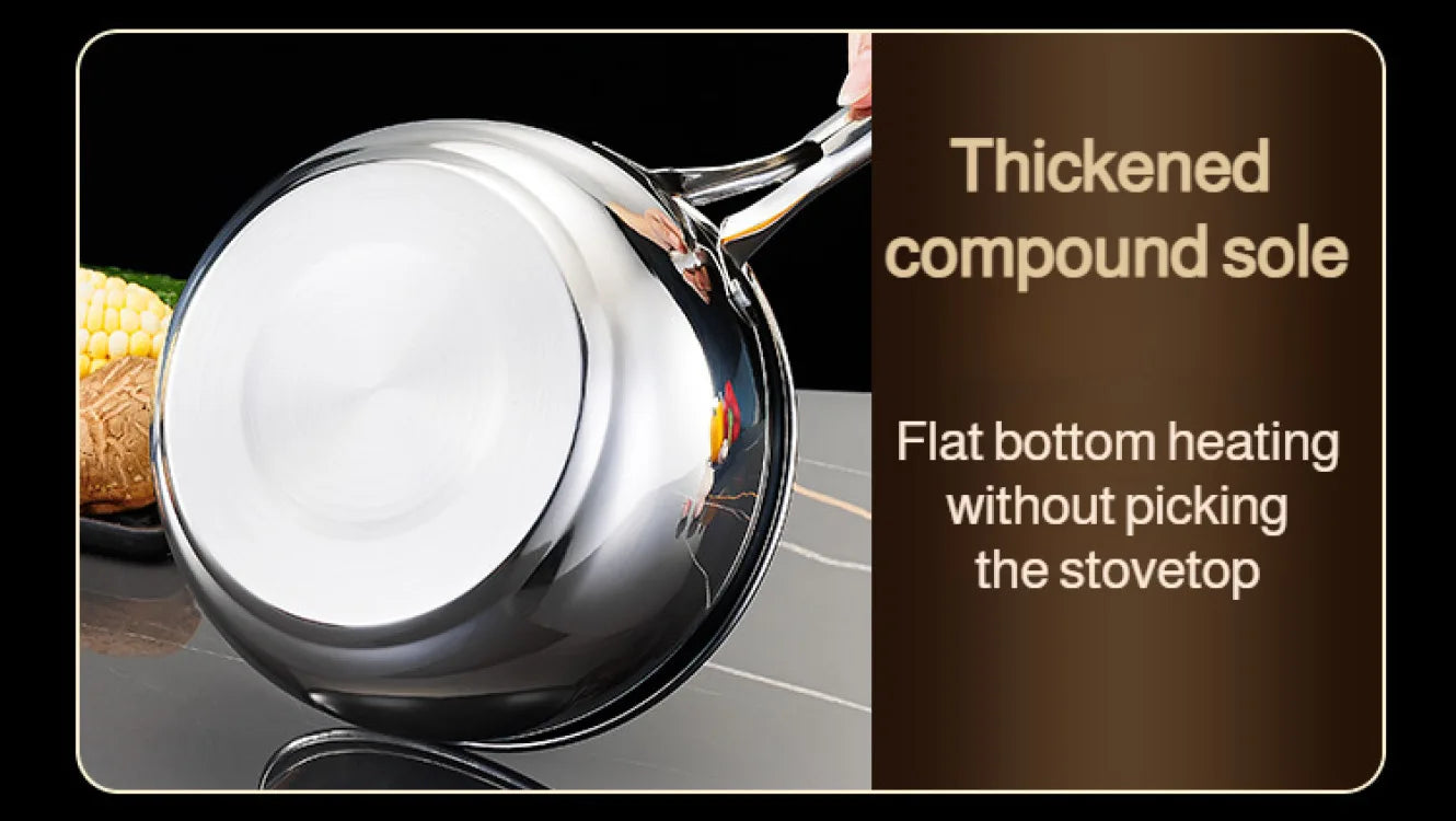 Stainless Steel Small Soup Pot Instant Noodle Cooking Pot for Induction Cooker Baby Foods Pot with Handle Kitchen Baking Tools