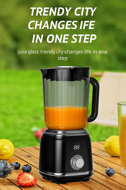 Portable Blender Cup 600ML Mini Juicer Mixer/3000mAh USB Rechargeable/10-Blade Powerful Motor For Smoothies/Vegetables