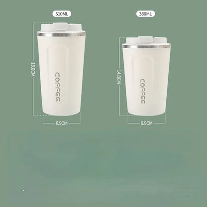 Stainless Steel Coffee Tumbler Thermos Cup with Intelligent Temperature Display Portable Travel Mug 380ml 510ml