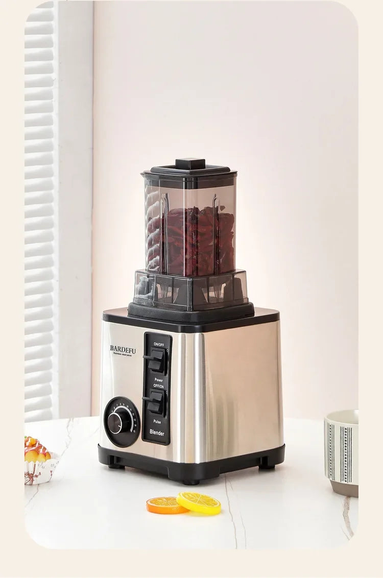 220V 3L  Blender 6 in 1 Stainless Steel Icebreaker Large Capacity Wall Breaker Meat Grinder Juicer Household Commercial Salad