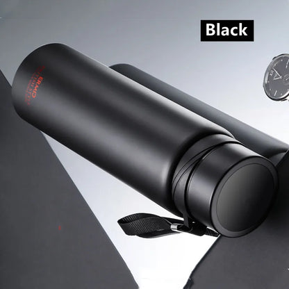 Double Stainless Steel Vacuum Flask With Filter Large Capacity Portable Sport Thermos Mug Coffee Tea Tumbler 1000ml/1600ml