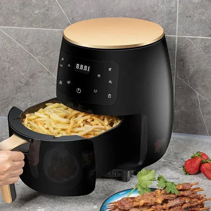6L Air Fryer Multi-functional Intelligent Touch Screen Oven Large Capacity Electro Mechanical  Deep Fryer for Home  Airfryer
