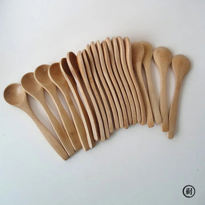 10-Piece Bamboo Honey Spoon Set