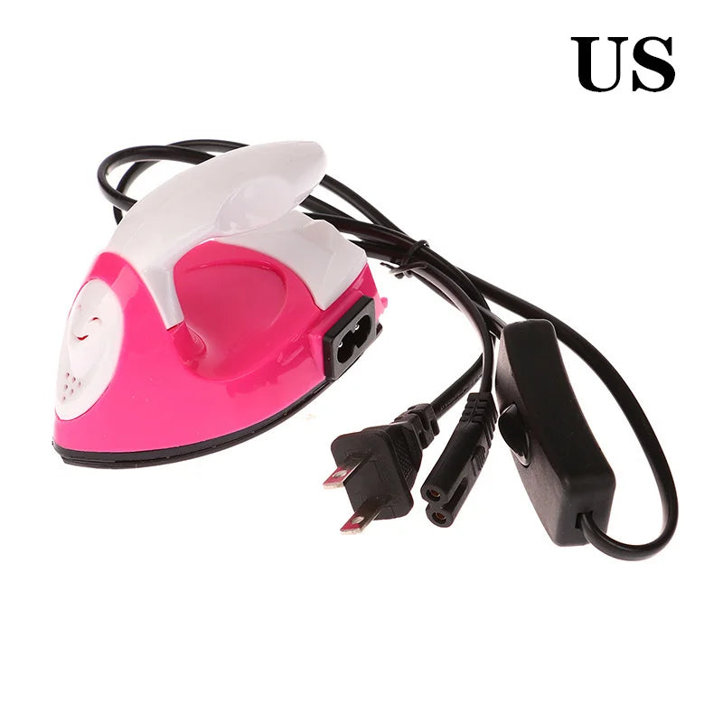 Mini Craft Iron Electric Iron Portable Handy Heat Press DIY Small Iron For Ironing Clothes Laundry Appliances EU/US Plug