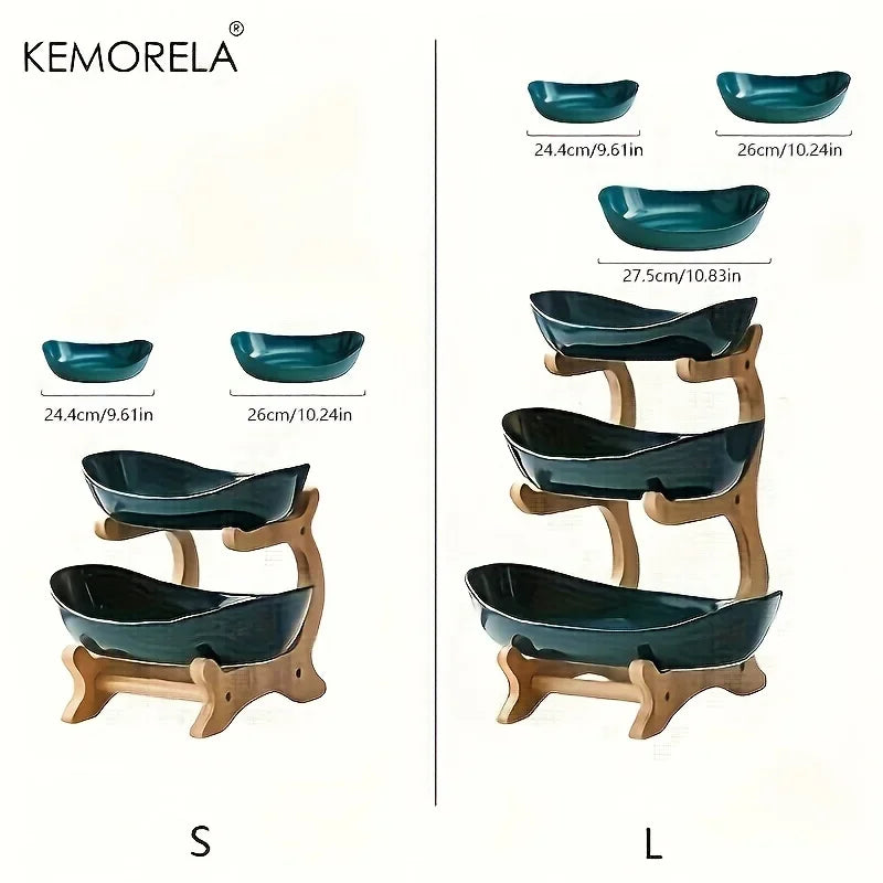 2/3 Layer Fruit Plate | Multi-Tier Snack & Dessert Stand