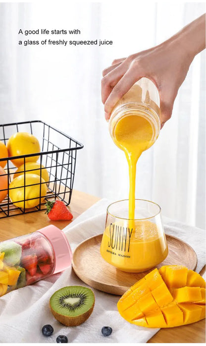 Electric Blender Mitsubishi Suitable Portable Multifunctional Juicer, Small Household Juicer Cup, Mini Electric Juice Maker