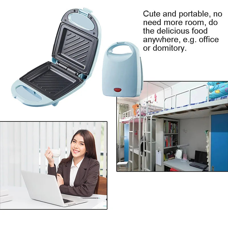 Multifunction Sandwich Maker Fast Heating Toaster Home Breakfast Making Machine Kitchen Electric Baking Pan Roast Meat Omelette