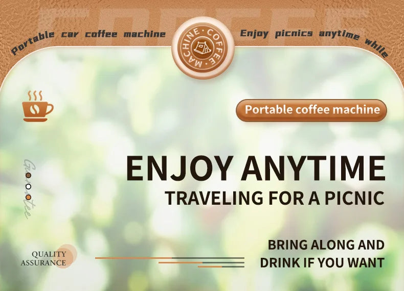 Portable Coffee Machine Coffee Maker Electric Capsule Ground Coffee Brewer Fit For Coffee Powder and Coffee Capsul Suitable