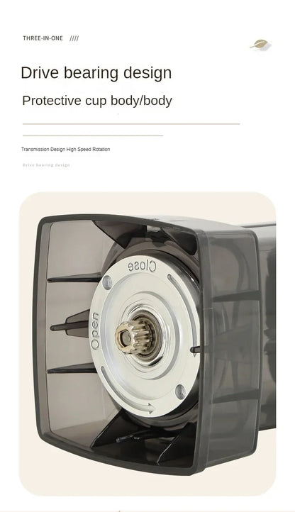 220V 3L  Blender 6 in 1 Stainless Steel Icebreaker Large Capacity Wall Breaker Meat Grinder Juicer Household Commercial Salad