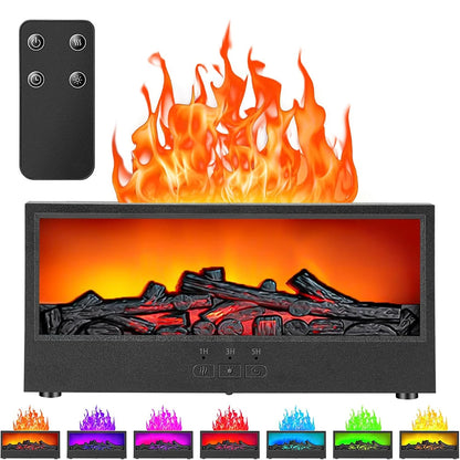 Flame-Effect Essential Oil Diffuser with Ultrasonic Cool Mist