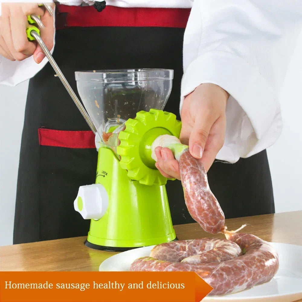 Meat Grinder Manual Processors Food Mincer Sausage Maker Stuffer Vegetable Chopper Blender Household Kitchen Enema Machine