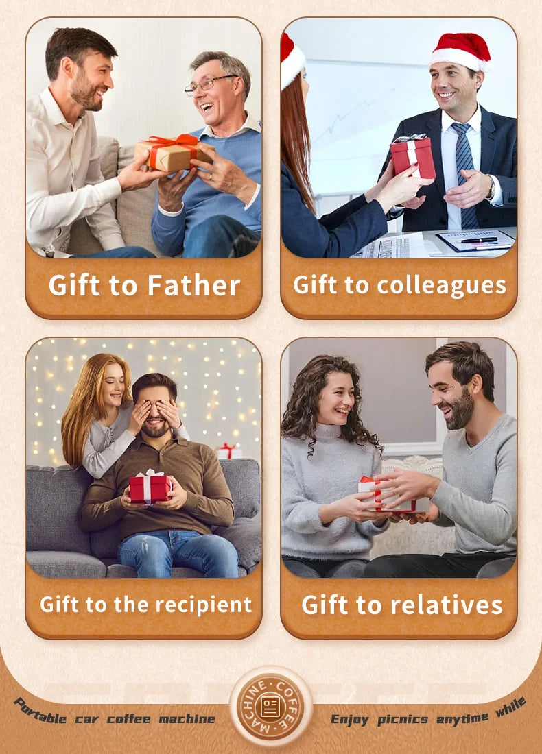 Portable Coffee Machine Coffee Maker Electric Capsule Ground Coffee Brewer Fit For Coffee Powder and Coffee Capsul Suitable