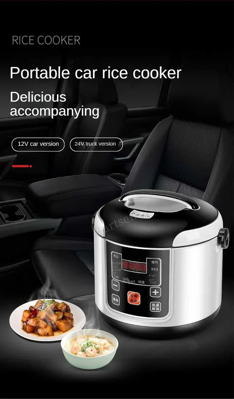 2L Portable Electric Rice Cooker for Car, Truck & Travel
