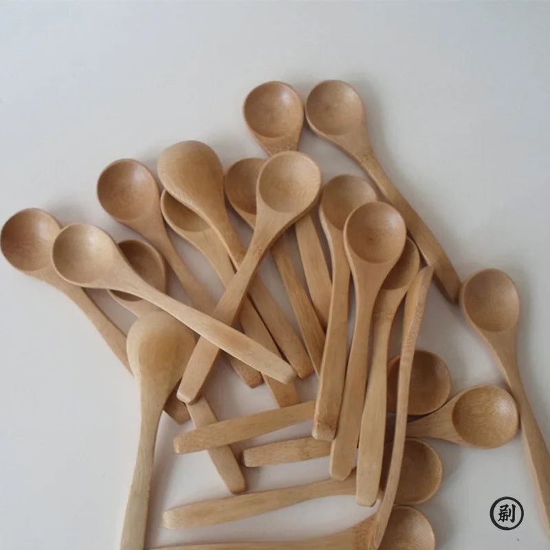 10-Piece Bamboo Honey Spoon Set