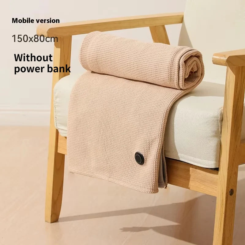 USB Electric Blanket Electric Heated Blanket Heating Usb Powered Heating Shawl Wraps for Women Wearable Heated Throw Blanket